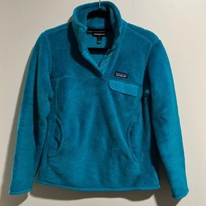 Patagonia Re-Tool Snap T Fleece in Teal